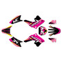 suzuki drz70 graphics kit all years icon series pink