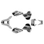 suzuki dr350 graphics kit 1990-2000 warrior series white
