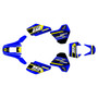 suzuki dr350 graphics kit 1990-2000 warrior series blue