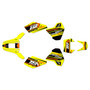 suzuki dr350 graphics kit 1990-2000 warrior series yellow