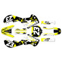 suzuki drz110 graphics kit 2000-2009 evader series yellow