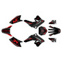 suzuki drz50 graphics kit all years icon series red-shift