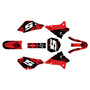 suzuki drz125 graphics kit 2001-2007 night-city series red