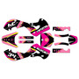 suzuki drz110 graphics kit 2000-2009 icon series pink