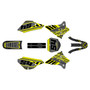 suzuki drz125 graphics kit 2001-2007 split series yellow