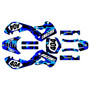 suzuki drz110 graphics kit 2000-2009 invasion series blue