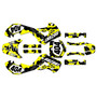 suzuki drz110 graphics kit 2000-2009 invasion series yellow