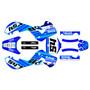 suzuki drz110 graphics kit 2000-2009 split series blue
