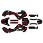 suzuki drz110 graphics kit 2000-2009 twitch series red
