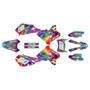 suzuki drz400 graphics kit 2000-2024 drift series rainbow