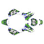 suzuki jr80 graphics kit 2001-2015 incision series green