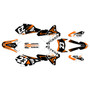 suzuki drz400 graphics kit 2000-2024 evader series orange
