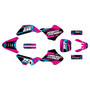 suzuki jr50 graphics kit 2000-2006 warrior series magenta