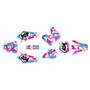 suzuki rm80 graphics kit 2000-2001 invasion series magenta