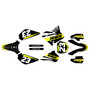 suzuki rm85u graphics kit all years fh series yellow