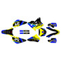 suzuki rm85u graphics kit all years icon series yellow