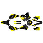 suzuki rm80u graphics kit all years icon series yellow-shift