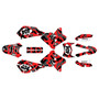 suzuki drz400 graphics kit 2000-2024 invasion series red