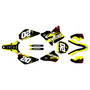 suzuki rm80u graphics kit all years spear series yellow