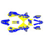 suzuki drz400 graphics kit 2000-2024 paradise series yellow-shift