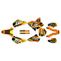 suzuki rm80u graphics kit all years warrior series orange