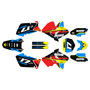 suzuki rm125 graphics kit 2001-2012 axis series red