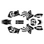 suzuki rm125 graphics kit 2001-2012 fh series white