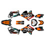 suzuki rm250 graphics kit 2001-2012 rugged series orange