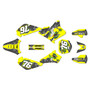 suzuki rm85 graphics kit 2001-2026 lunatic series yellow