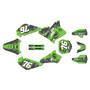 suzuki rm85 graphics kit 2001-2026 lunatic series green