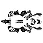suzuki rm250 graphics kit 2001-2012 spear series white