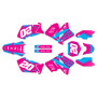 suzuki rm125 graphics kit 2001-2012 spear series magenta