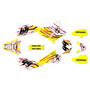 suzuki rm85 graphics kit 2001-2026 raid series red