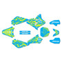 suzuki rm85 graphics kit 2001-2026 raid series cyan