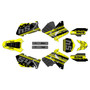 suzuki rm250 graphics kit 2001-2012 split series yellow