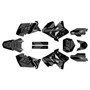 suzuki rm125 graphics kit 2001-2012 veneer series smoke