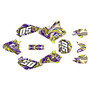 suzuki rm85 graphics kit 2001-2026 snagged series purple