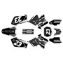 suzuki rm125 graphics kit 2001-2012 viper series white