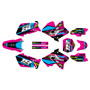 suzuki rm125 graphics kit 2001-2012 warrior series magenta