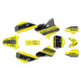 suzuki rm85 graphics kit 2001-2026 split series yellow