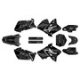 suzuki rm250 graphics kit 2001-2012 warrior series smoke