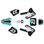 suzuki rm250 graphics kit 1993-1995 evader series teal