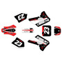 suzuki rm250 graphics kit 1993-1995 evader series red