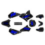 suzuki rm85 graphics kit 2001-2026 warrior series blue-shift