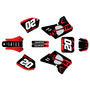 suzuki rm250 graphics kit 1993-1995 spear series red