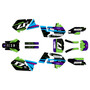 Suzuki rm250 graphics kit 1999-2000 axis series green