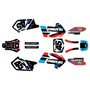 Suzuki rm250 graphics kit 1999-2000 division series red