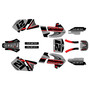Suzuki rm250 graphics kit 1999-2000 shaders series red