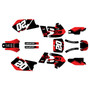 Suzuki rm250 graphics kit 1999-2000 spear series red