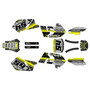 Suzuki rm250 graphics kit 1999-2000 split series yellow